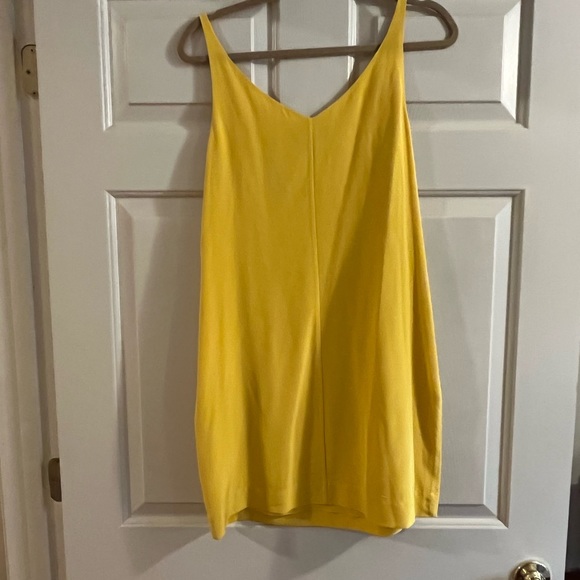 Basal yellow mini dress size 4 - Picture 3 of 3